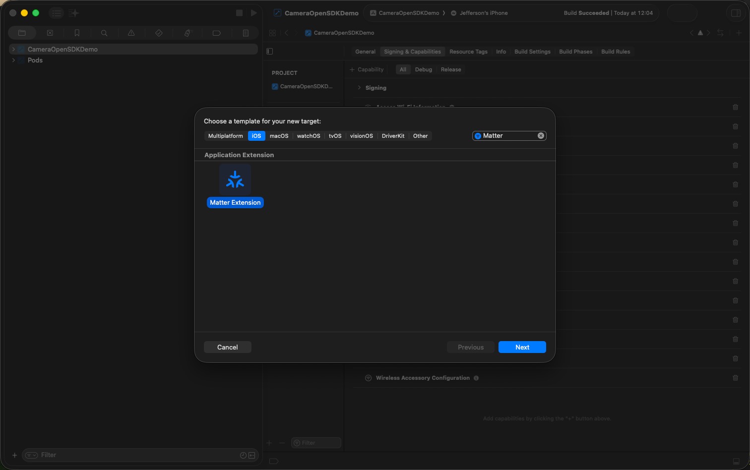 iOS_CreateMatterExtensionTarget